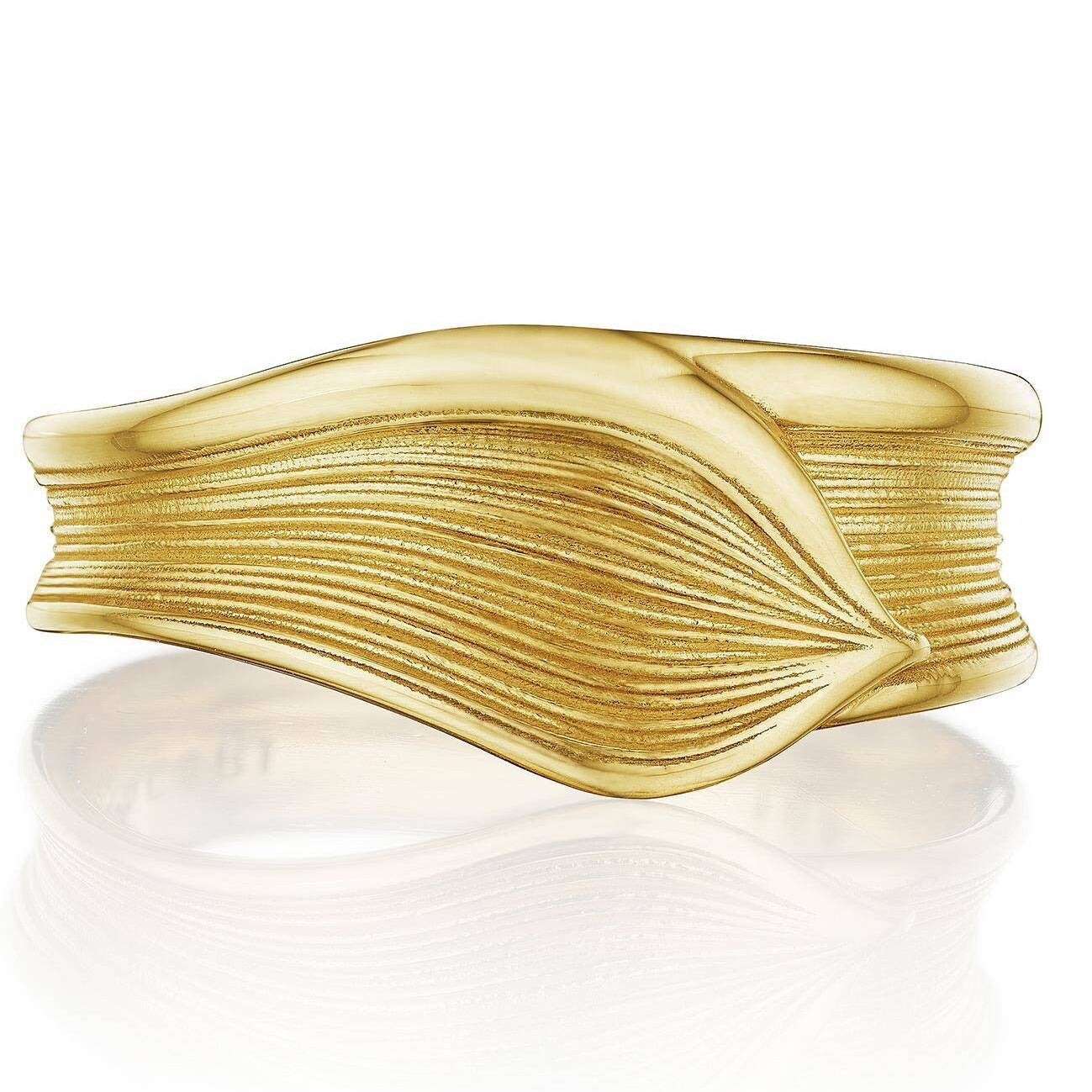 Tacori FR908FY Dahlia Petal Hand Engraved Ring in 14K Yellow Gold