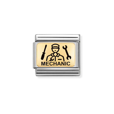 Nomination Composable Link 030166/29 Classic Plates Mechanic