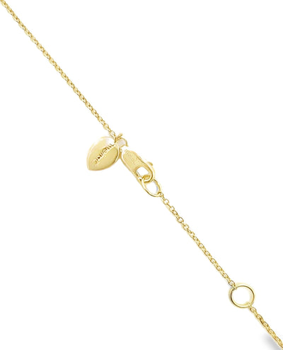 Meira T. N11961/YS 14K Yellow Gold Diamond and Sapphire Layering Necklace