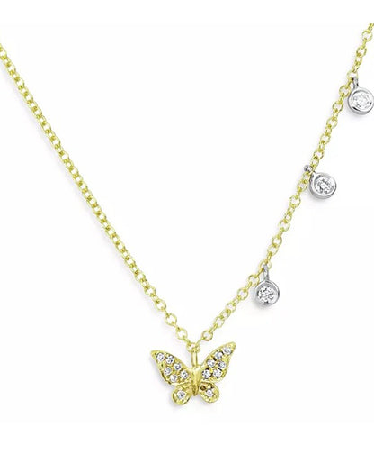 Meira T. N13134 Butterfly Necklace