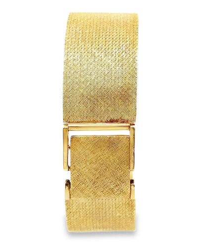 Pre-Owned Vintage Omega Ladies' Diamond Wristwatch in 14K Yellow Gold, Winding, Circa Late 1960's Early 1970's