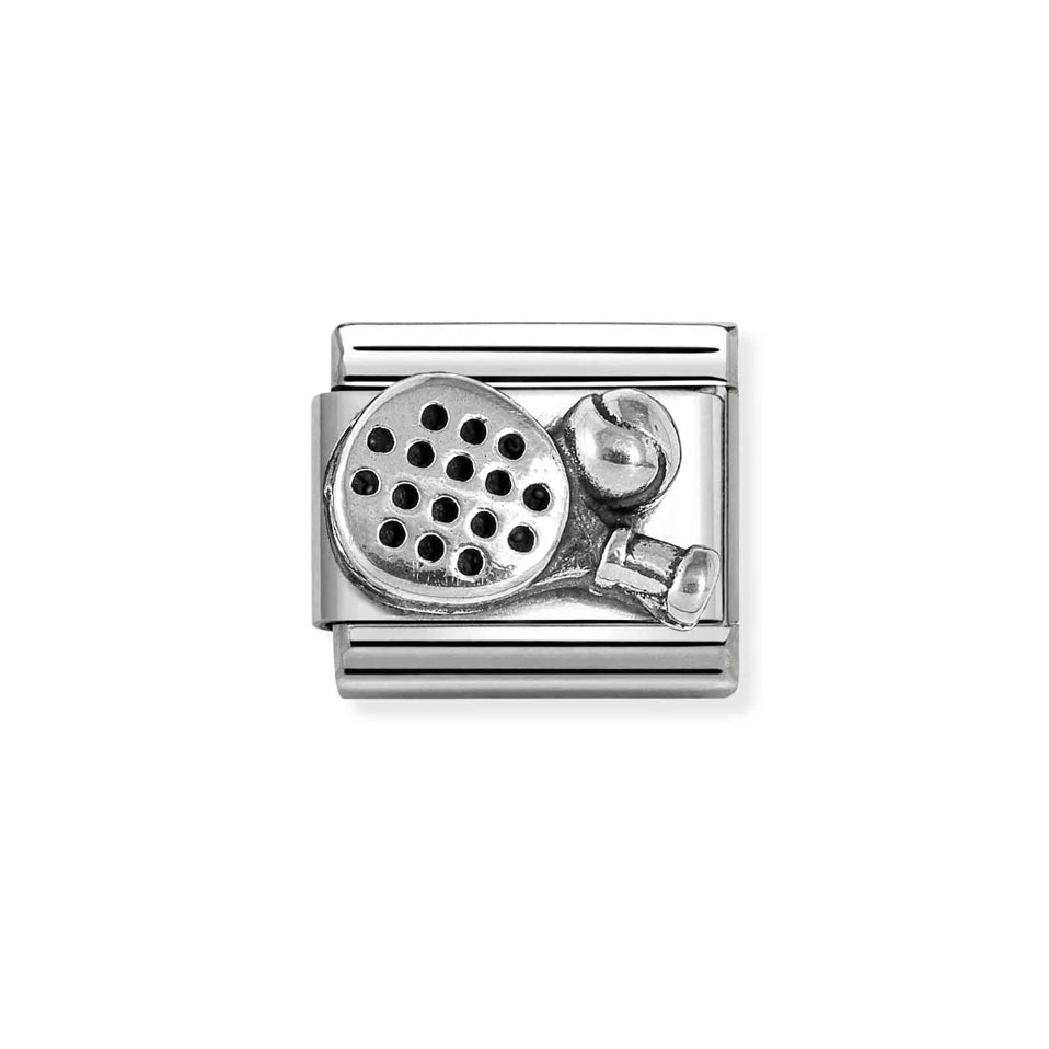 Nomination 0330101/78 Composable Classic Symbols Silver Padel Racket