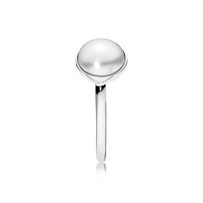 Pandora 191010WCP Sterling Silver Ring Luminous Droplet, Clear CZ