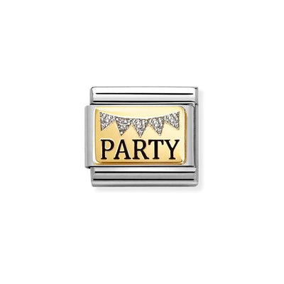 Nomination Composable Link 030289/09 Party Glitter