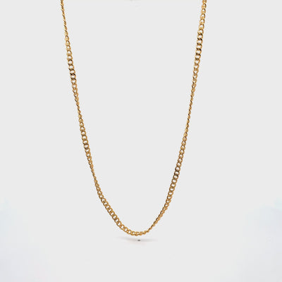 Gold-Filled Curb Chain Necklace