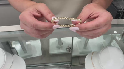 Gold Filled Stackable 4mm Ball Bracelet