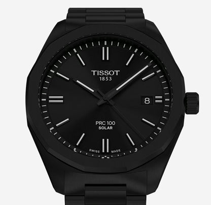 Tissot T151.422.33.051.00 PRC 100 Solar 39mm Black Watch