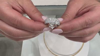 Simon G. LR1174 Pave Set Diamond Band Ring