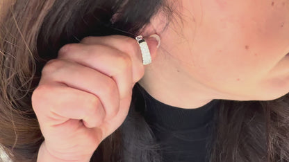 Simon G. LE4391 Pave Set Diamond Earrings 2.01 Carats