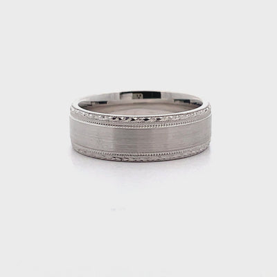 Kirk Kara SS6974M-B Artin 18K White Gold Wedding Band