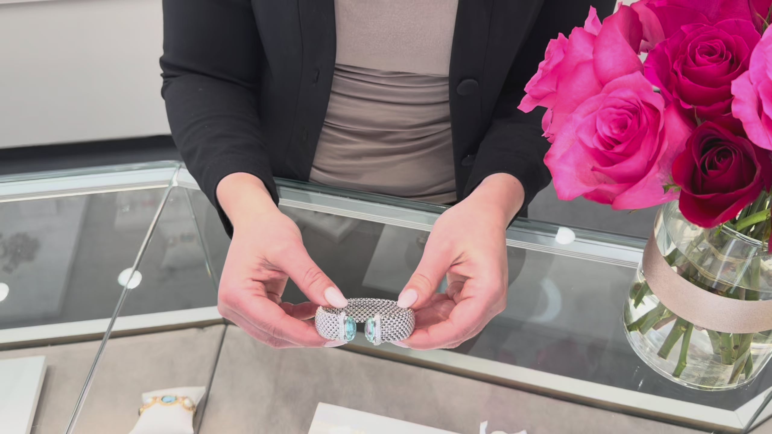 Načíst video: Marcello Pane BRFO 329B Sterling Silver Bangle Cuff Bracelet