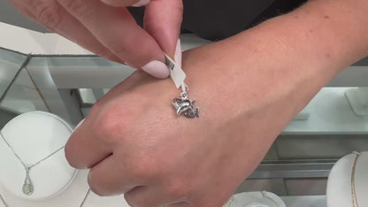 14K Gold Faith Hope Charity Charm