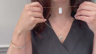 Le Vian Chocolate Diamond Circle Pendant Necklace in 14K Yellow Gold