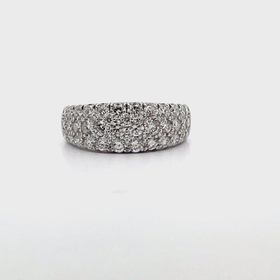 Simon G. LR1174 Pave Set Diamond Band Ring