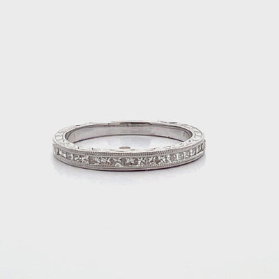 Kirk Kara SS6996-B Carmella Diamond Ring Band 0.31 Carats