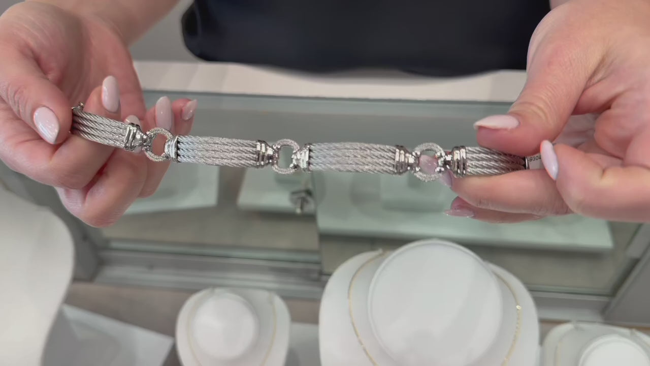 動画を読み込むAlor A6-13-9304-00 Men's Stainless Steel Bracelet