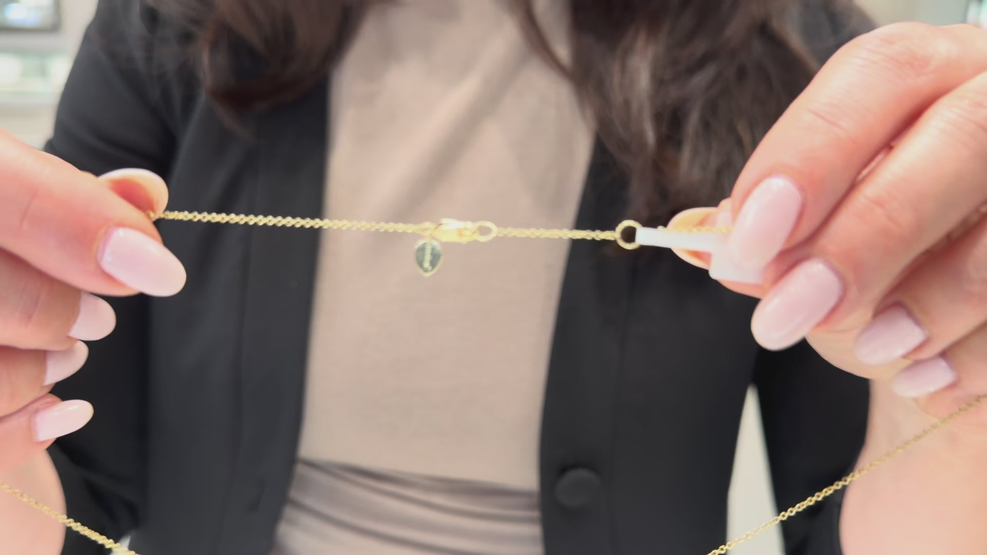Load video: Meira T N16221/YE 14K Yellow Gold Four Leaf Clover Necklace
