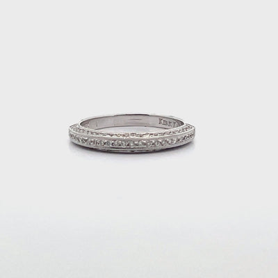 Kirk Kara SS6947A-B1 Carmella Hand Engraved Wedding Band