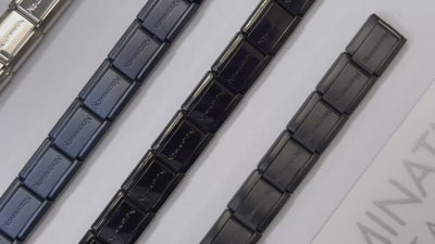 Nomination Composable 030001/SI/066 Classic Band in Stainless Steel Branded - Black Color