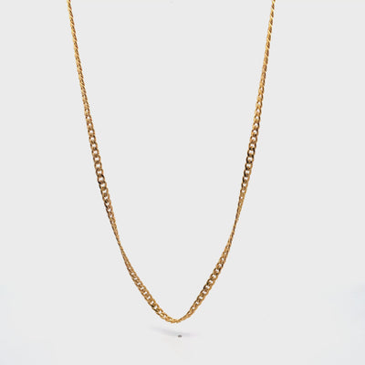 Gold-Filled Curb Chain Necklace