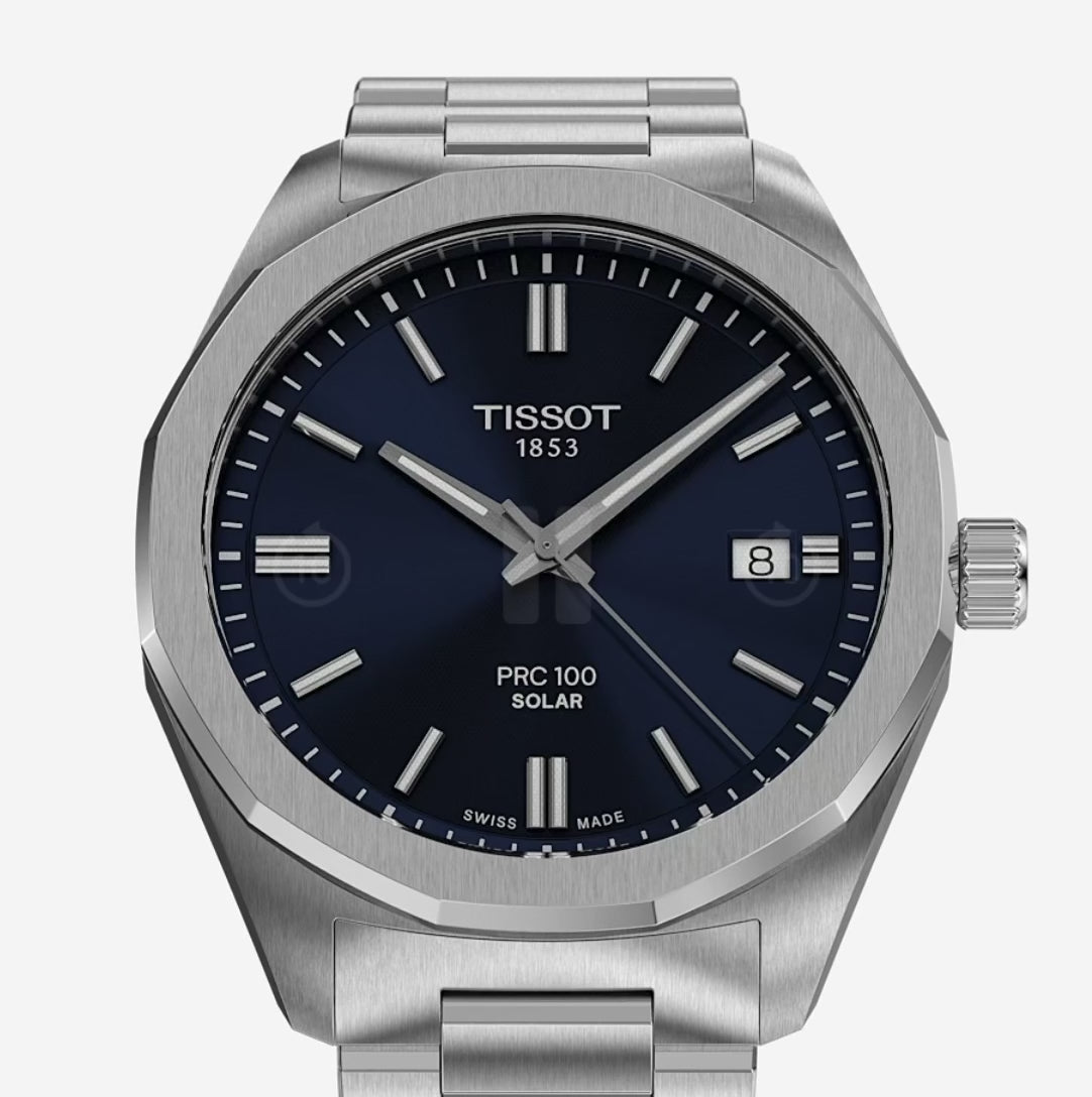 Video laden: Tissot T151.422.11.041.00 PRC 100 Solar 39mm Watch