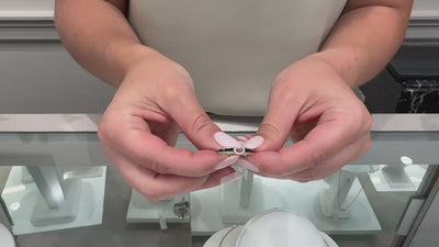 Oval Pink Tourmaline in 14K Rose Gold Ring with Black Enamel and Halo Diamonds