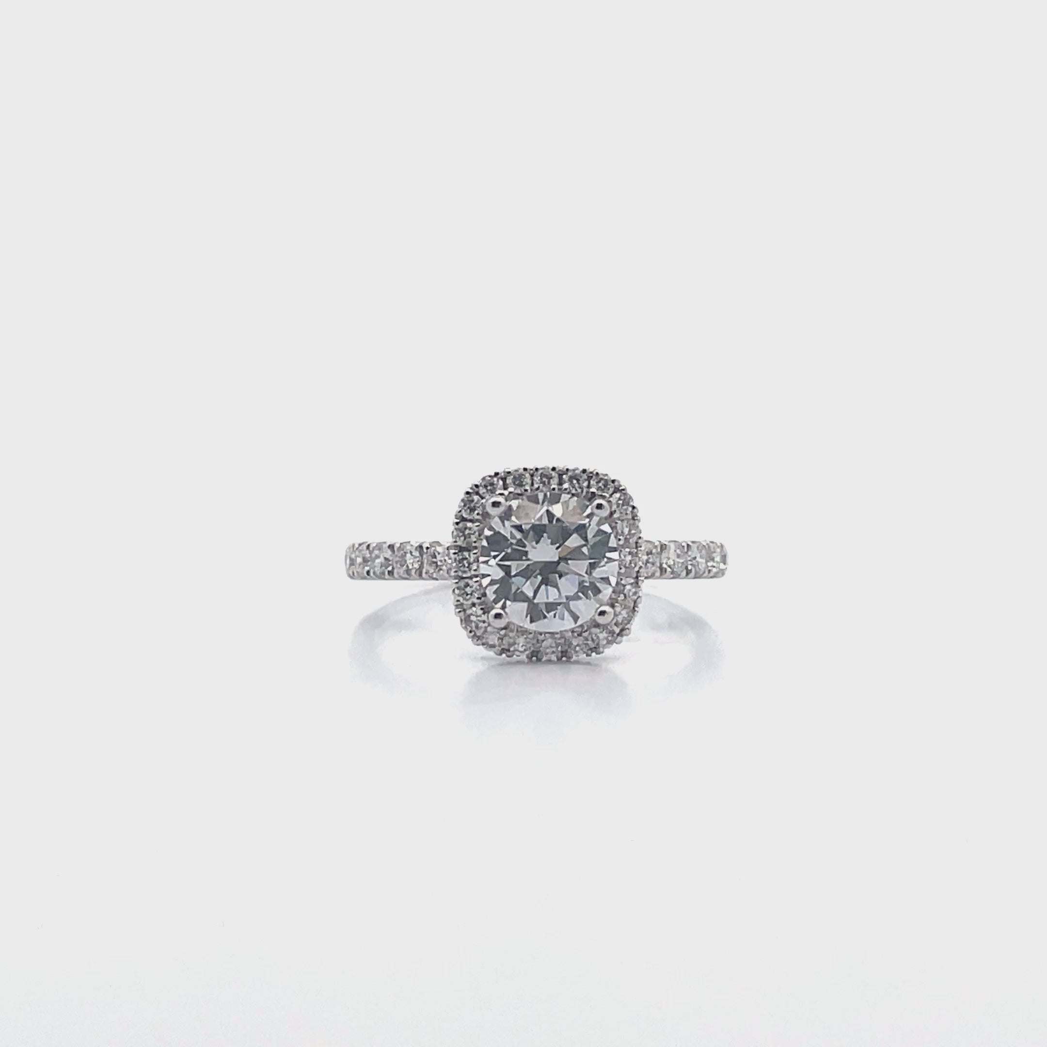 تحميل الفيديو: Simon G. MR2132 Engagement Ring Setting for 6.5 Millimeter Round Center Stone.