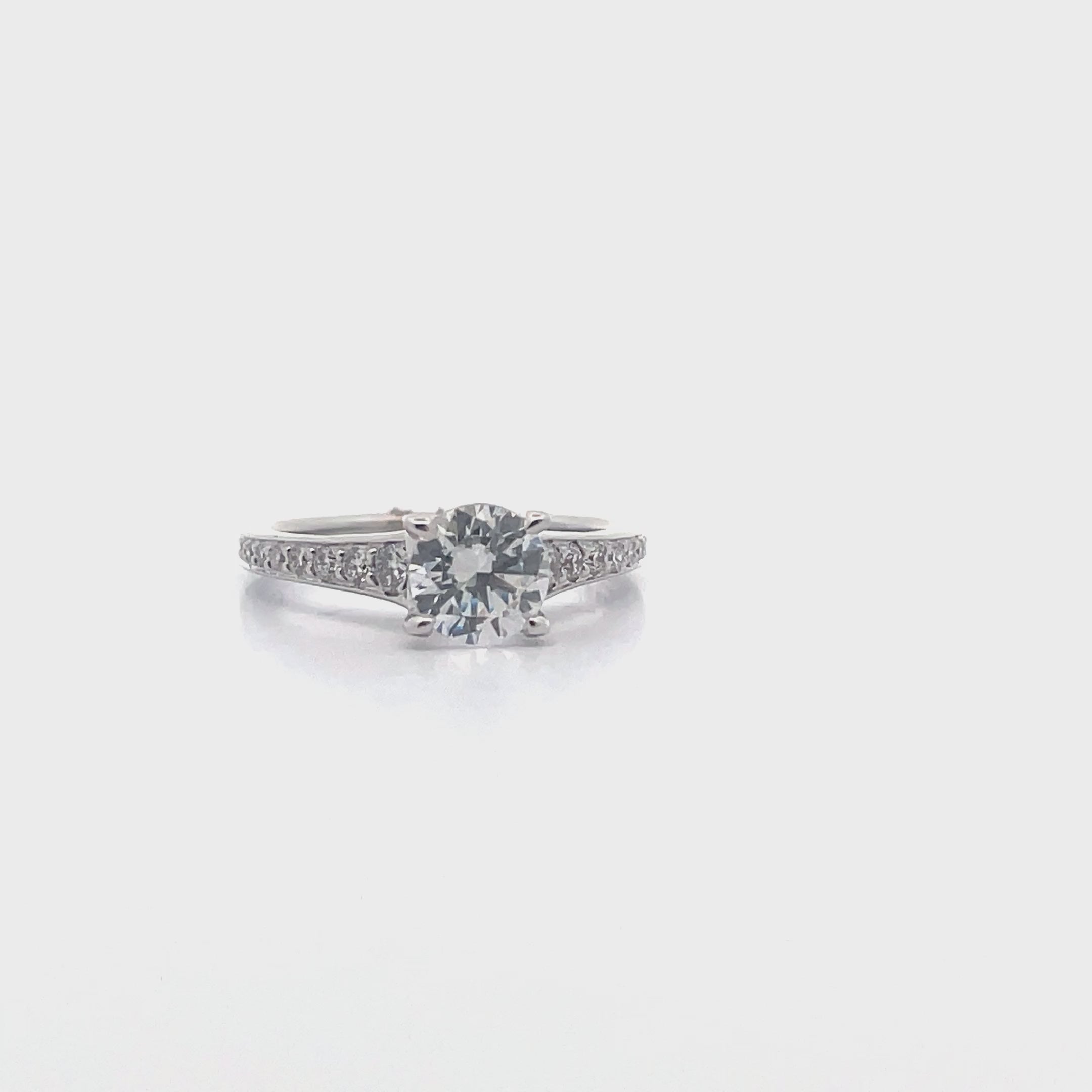 تحميل الفيديو: Ritani 1RZ2378AR 18K White Gold Engagement Ring Setting
