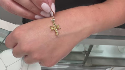Angel Charm in 14K Yellow Gold