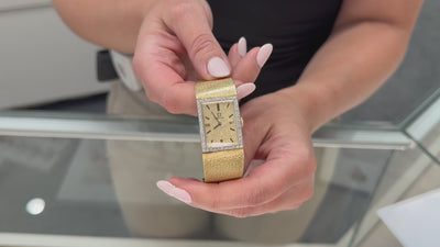 Pre-Owned Vintage Omega Ladies' Diamond Wristwatch in 14K Yellow Gold, Winding, Circa Late 1960's Early 1970's