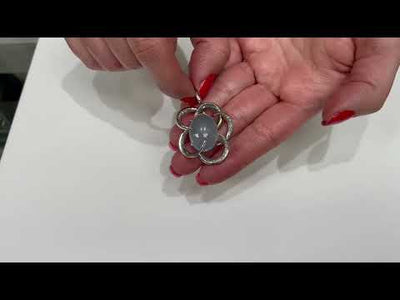 Pre-owned 18K White Gold Pendant by Ilias Lalaounis