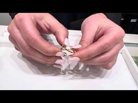 Sapphire & Emerald Asymmetric Bypass Ring in 14K Yellow Gold with Diamonds