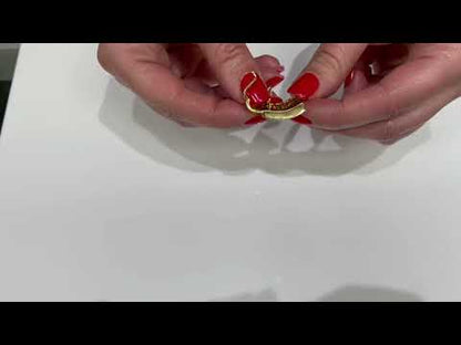 Pre-Owned 18K Yellow Gold Enhancer Pendant with Tangerine Citrine