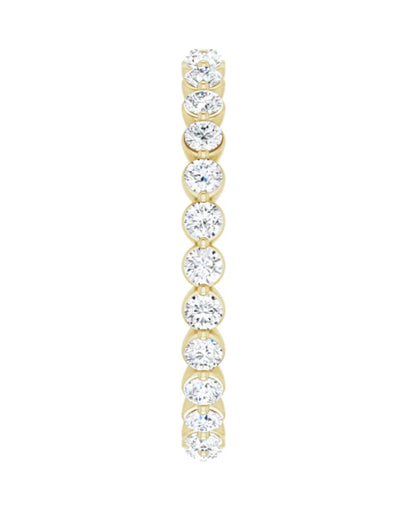 14K Yellow Gold Diamond Eternity Band