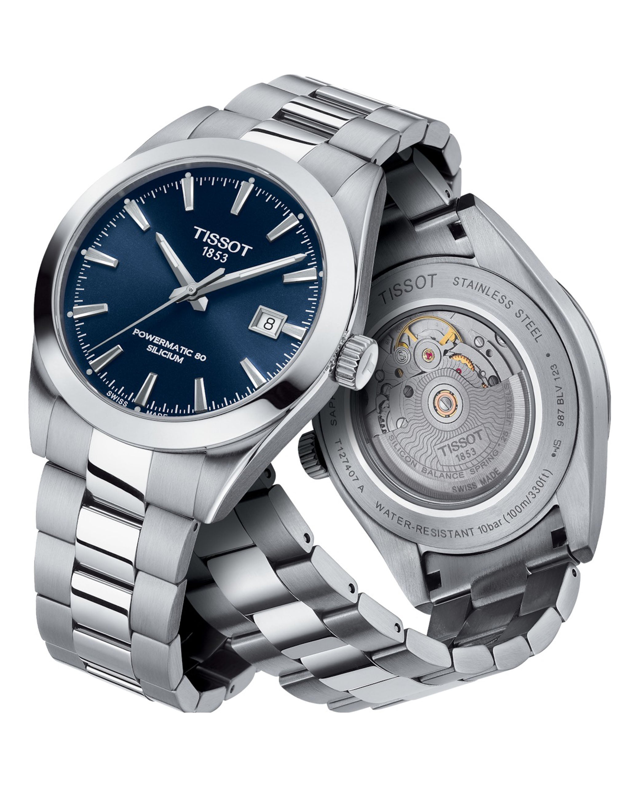 Tissot T127.407.11.041.00 Gentleman Powermatic 80 Silicium