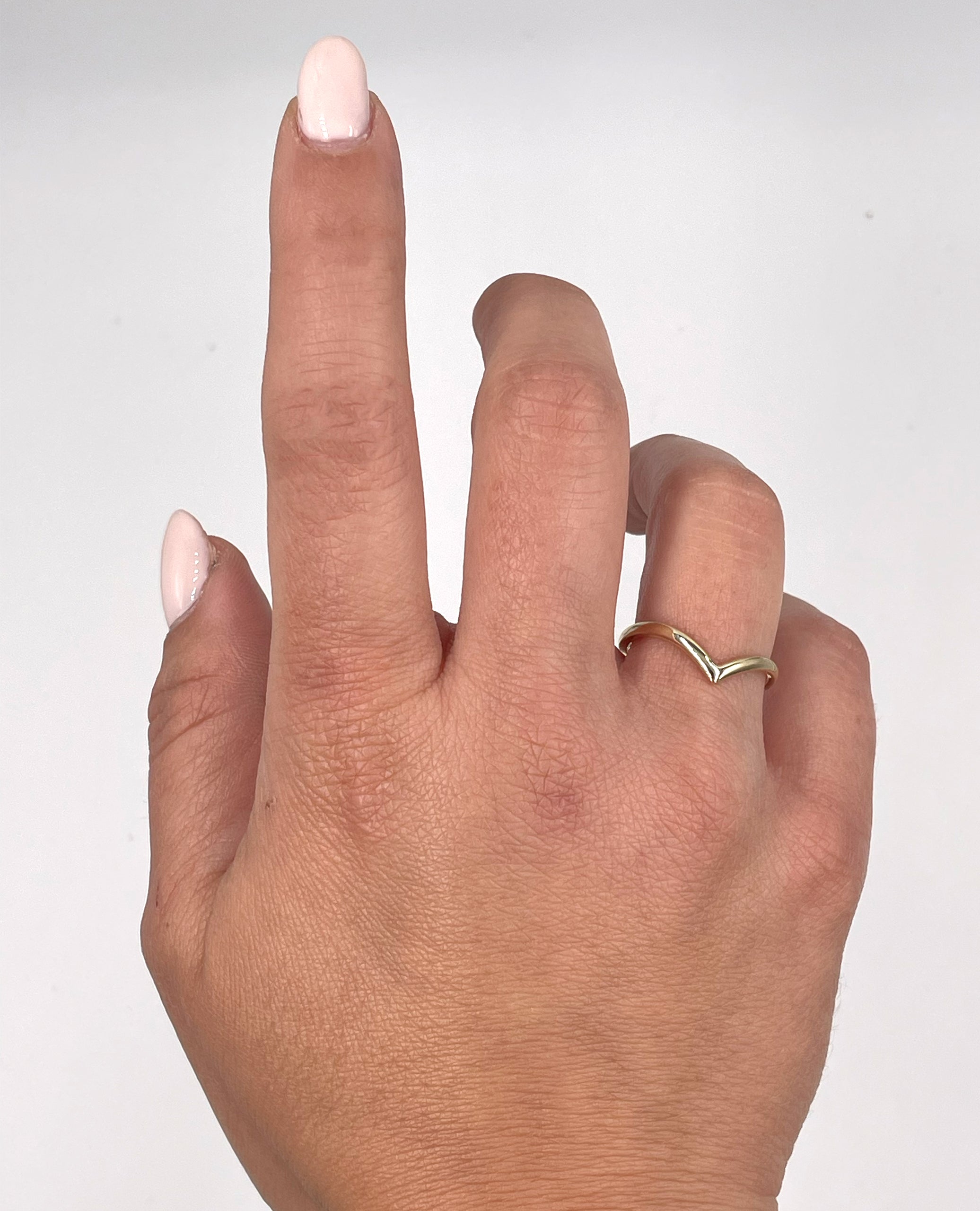 14K Yellow Gold Contour Ring
