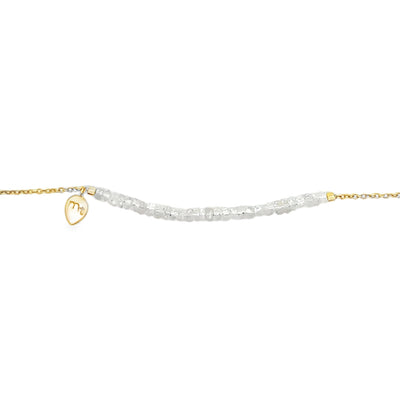 Meira T 1b3699/YW 9K Yellow Gold Labradorite Adjustable Bracelet