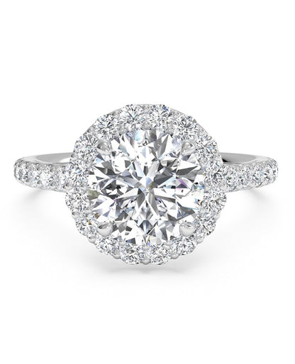Ritani 1RZ1323 French-Set Halo Engagement Ring