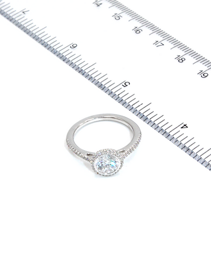 Ritani 1RZ3700CR 18K White Gold Ring