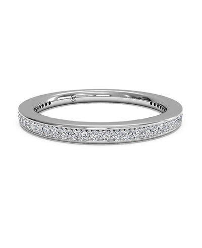 Ritani 31694AARWG 18K White Gold Eternity Band with Diamonds 0.22 Carats