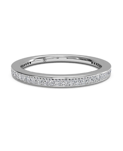 Ritani 31694AARWG 18K White Gold Eternity Band