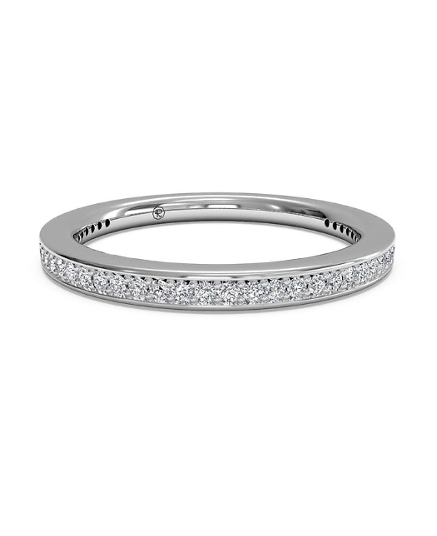Ritani 31694AARWG 18K White Gold Eternity Band