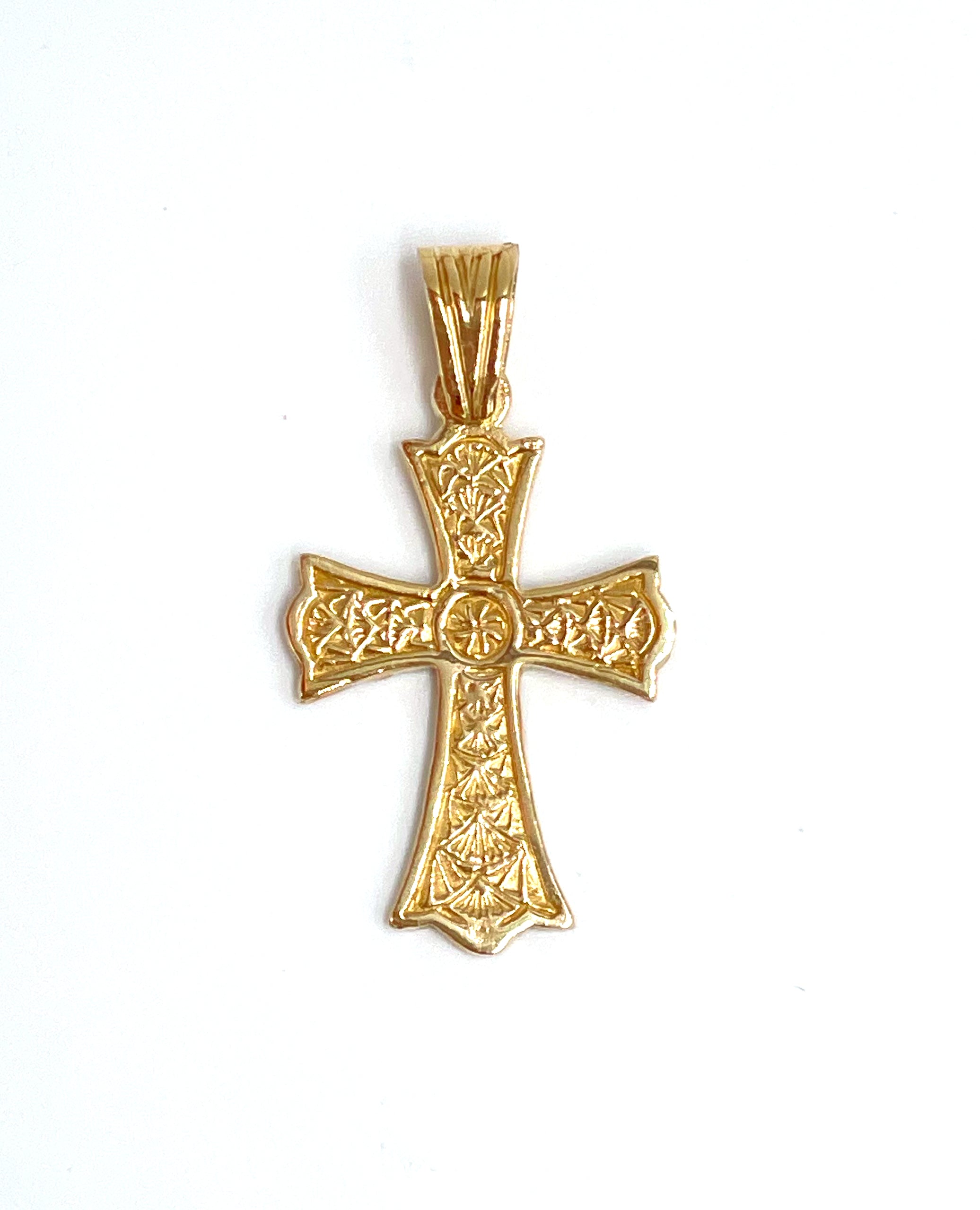 14K Yellow Gold Armenian Cross