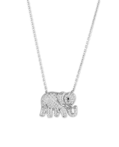 Sterling Silver Elephant Necklace