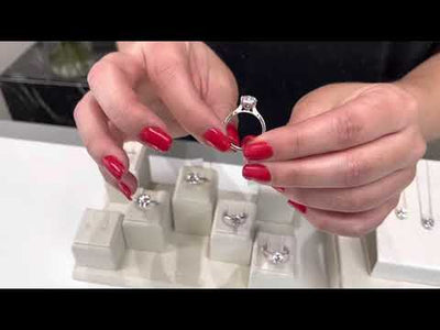 Tacori 2671 RD8 Simply Tacori Engagement Ring Setting in 18K White Gold for an 8 Millimeter Round Stone