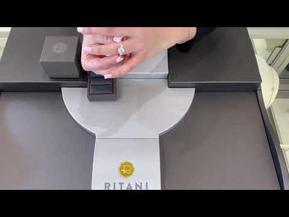 Ritani 1RZ3701CR Bella Vita Three Stone Diamond Ring Setting