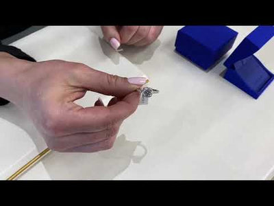 Tacori HT2547 CU6.5 Petite Crescent Platinum Engagement Ring Setting