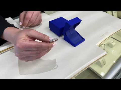 Tacori 2578 18K White Gold "Ribbon" Eternity Ring with Diamonds 0.87 Carats