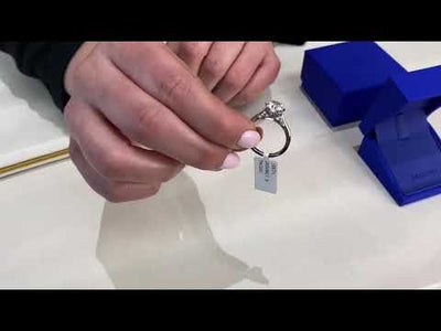 Tacori 2650 Round Simply Tacori Platinum Engagement Ring Setting for Round 7.5 Millimeter Center Stone