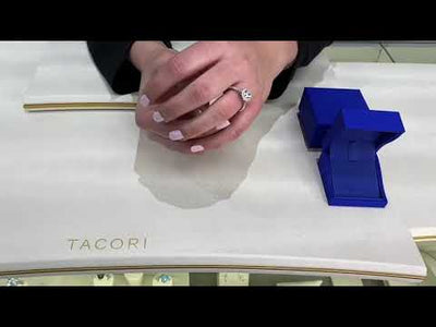 Tacori HT2571 Round Petite Crescent Platinum Engagement Ring Setting